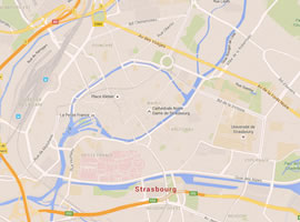 Google maps Strasbourg