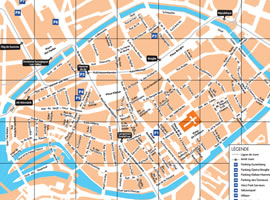 tourist map strasbourg