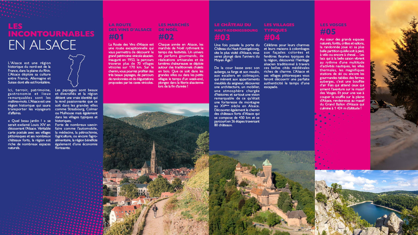 Les incontournables en Alsace Les incontournables en Alsace